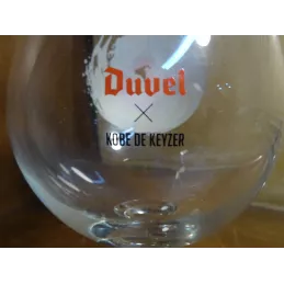 1 VERRE DUVEL COLLECTOR  KOBE DE KEYZER