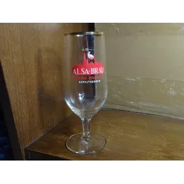 1 VERRE ALSA-BRAU 25CL  HT 17.40CM