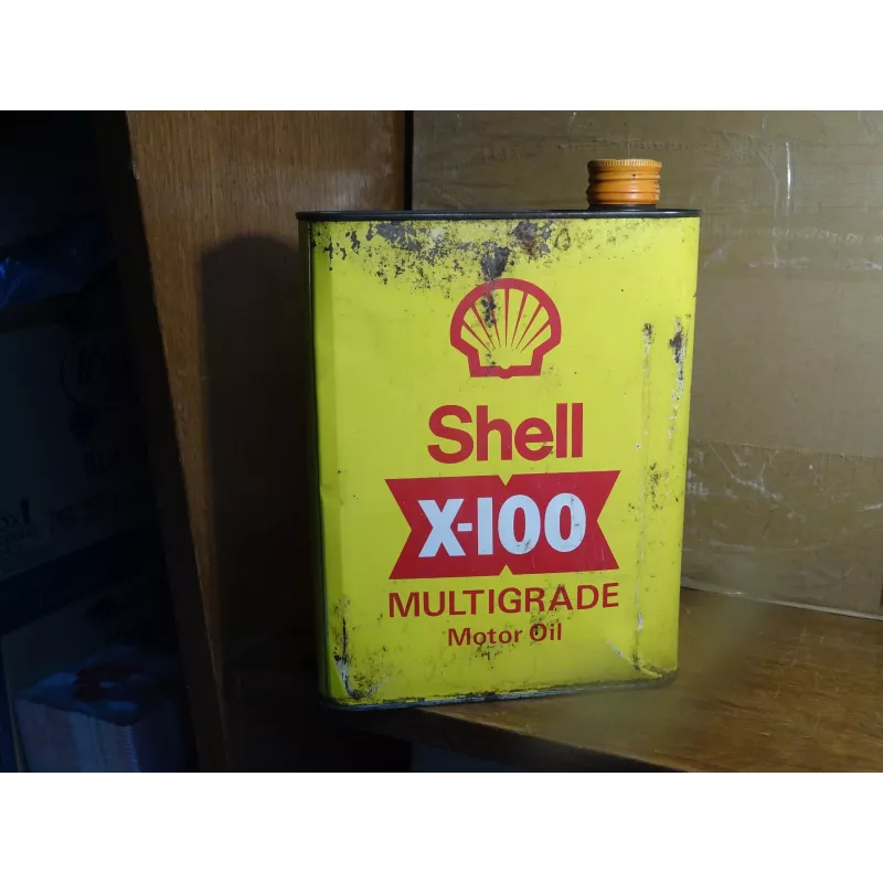 Shell X100 Sticker BIDON HUILE SHELL X100 MULTIGRADE
