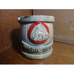 CENDRIER  ANGLO-BELGE HT 9CM  DIAMETRE 9CM