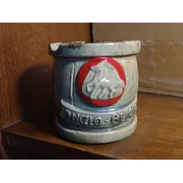CENDRIER  ANGLO-BELGE HT 9CM  DIAMETRE 9CM