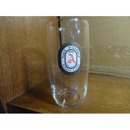 1 VERRE  BARIL NAIN D'ALSACE  25CL HT 14CM