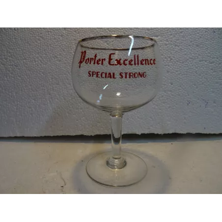 1 VERRE  PORTER EXCELLENCE SPECIAL STRONG NAIN D'ALSACE 25CL HT 14CM