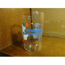 1 VERRE  AMORA DISNEY  LE MONDE DE BINGO & ROLLY HT 10CM