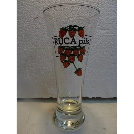 1 VERRE RUCA PILS  25CL  HT 18CM