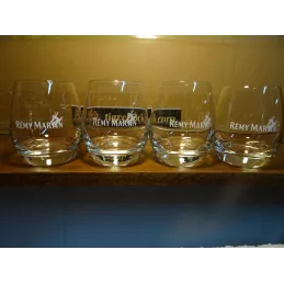 4 VERRES REMY MARTIN 25CL HT 10CM