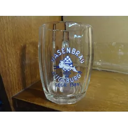 1 CHOPE HASENBRAU 30CL  HT 11.30CM  LETTRAGE  LEGEREMENT EMAILLE