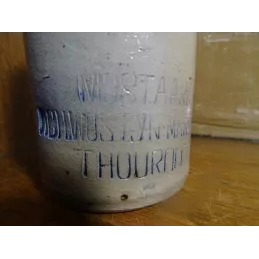 1 POT A MOUTARDE  THOUROUT HT 10CM