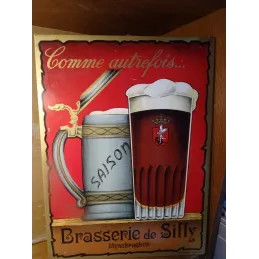 CARTON BRASSERIE DE SILLY 38.50CM X29CM