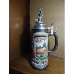 CHOPE COLLECTOR 75CL  HT 20CM  AVEC COUVERCLE 30CM