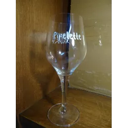 1 VERRE PIPELETTE  33CL HT.23.20CM