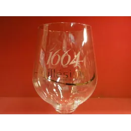 1 VERRE 1664 KRONENBOURG MILLESIME 25 CL