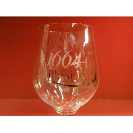 1 VERRE 1664 KRONENBOURG MILLESIME 25 CL