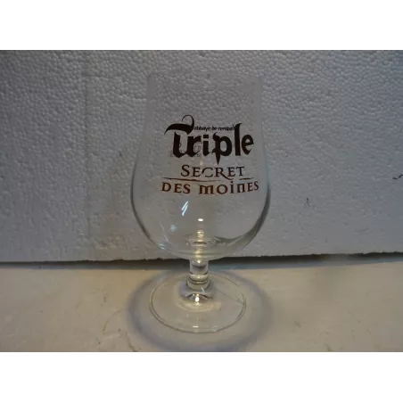 1 VERRE TRIPLE SECRET DES MOINES 33CL HT.15.50CM