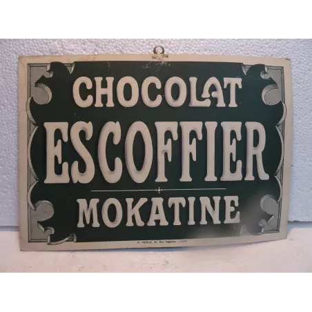 CARTON CHOCOLAT ESCOFFIER 31CM X21CM