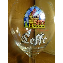 6 VERRES LEFFE 50CL  HT 22CM  GROS LOGO