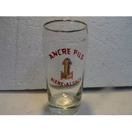 1 VERRE  ANCRE PILS 25CL  HT 12.50CM
