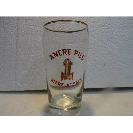 1 VERRE  ANCRE PILS 25CL  HT 12.50CM