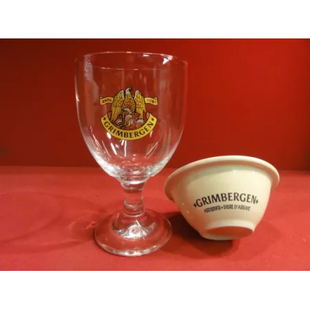 1 VERRE  GRIMBERGEN 33 CL ¨+ 1 RAMEQUIN