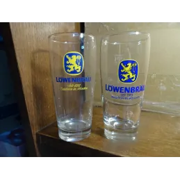 2 VERRES LOWENBRAU  25CL...