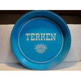 PLATEAU TERKEN EN TOLE DIAMETRE 34CM REBORD 4.50CM