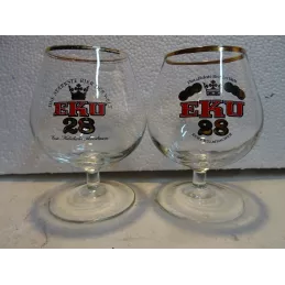 2 VERRES EKU  20CL  LOGOS...