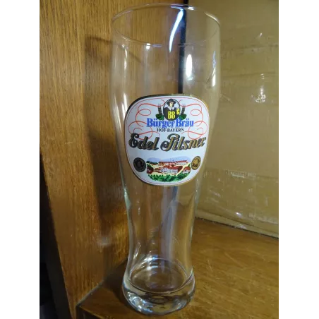 1 VERRE BURGER-BRAU 50CL HT.22.40CM  EDEL PILSNER