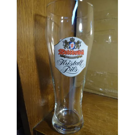 1 VERRE ZELTBRAU  50CL HT.22.30CM