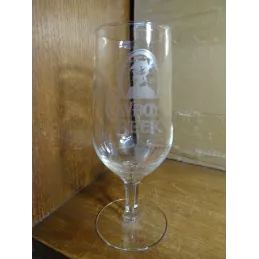 1 VERRE COWBOY'S BEER 25CL HT.16.40CM