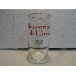 1 VERRE BRASSERIE DE L'ARTOIS 25CL HT 12CM