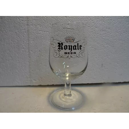 1 VERRE ROYALE BEER 25CL HT 15CM BRASSERIE DES 3 CANTONS  FELLERIES