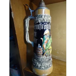 CHOPE ALLEMAGNE 2 LITRES HT 34CM   41CM AVEC LE COUVERCLE