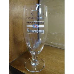 1 VERRE KRONENBOURG 25CL HT 17.10CM ANNEE 1995