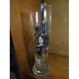 1 VERRE MAISEL'S WEISSE 50CL HT.23.90CM