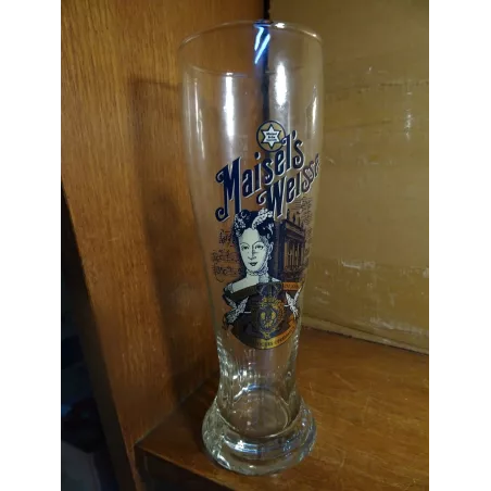 1 VERRE MAISEL'S WEISSE 50CL HT.23.90CM