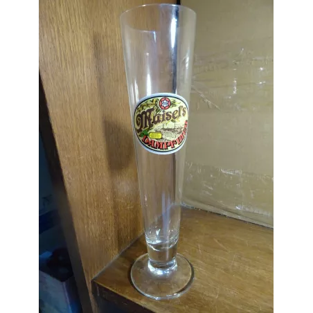 1 VERRE MAISEL'S DAMPFBIER 30CL HT.25.90CM