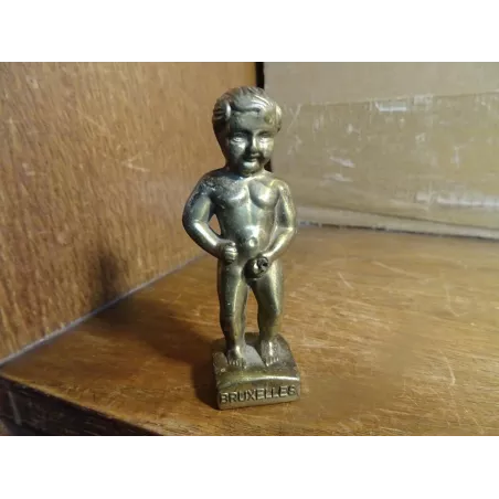 PETIT MANNEKEN-PIS BRUXELLES EN BRONZE HT 7.50CM