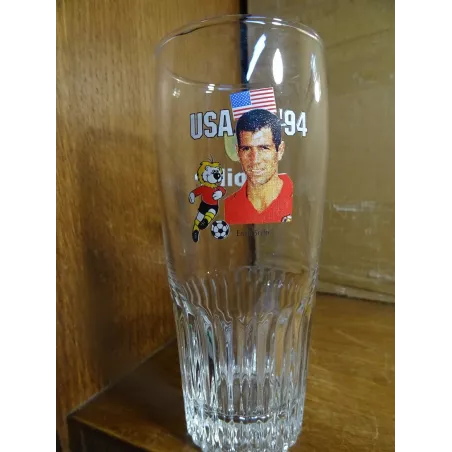 1 VERRE JUPILER  25CL HT 15CM  USA 94 ENZO SCIFO