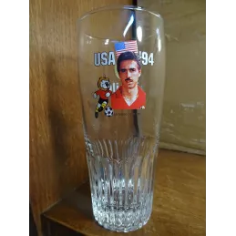 1 VERRE JUPILER  25CL HT 15CM  USA 94 LORENZO STAELENS