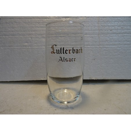 1 VERRE LUTTERBACH  ALSACE  25CL HT 12CM