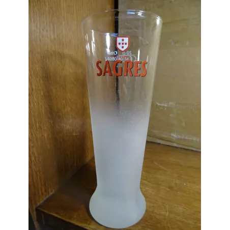 1 VERRE SAGRES 25CL HT.17.10CM