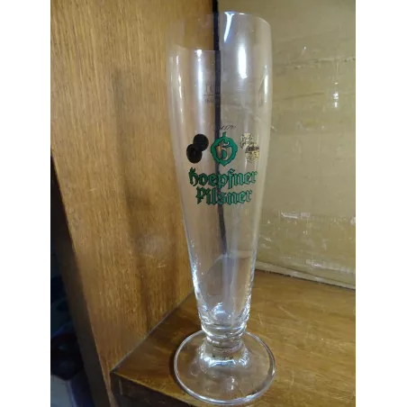 1 VERRE HOEPFNER PILSNER 30CL  HT 23CM