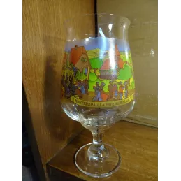 1 VERRE KANTERBRAU  80CL  LA FETE AU VILLAGE HT 21.30CM