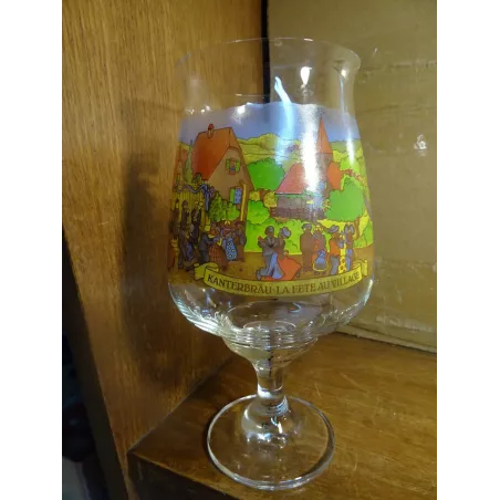 1 VERRE KANTERBRAU  80CL  LA FETE AU VILLAGE HT 21.30CM