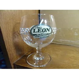 1 VERRE BIERE LEON 25CL HT 12.10CM