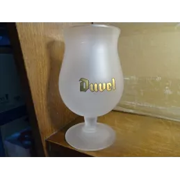 1 VERRE DUVEL GIVRE  33CL HT 16.40CM