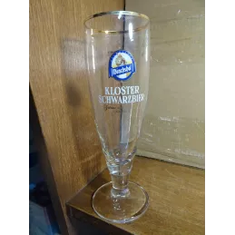 1 VERRE  KLOSTER SCHWARZBIER 30CL HT 21.40CM