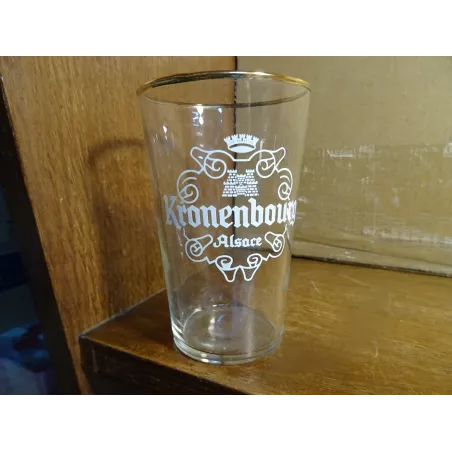 1 VERRE  KRONENBOURG  25CL HT 10.80CM