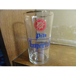 1 VERRE  PILS IMPERIALE 25CL  LA MEUSE  HT 11.80CM