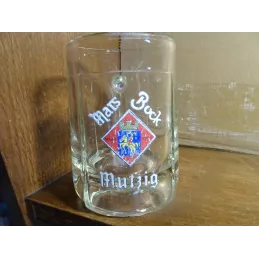CHOPE EMAILLEE MUTZIG MARS BOCK 25CL HT 11.60CM
